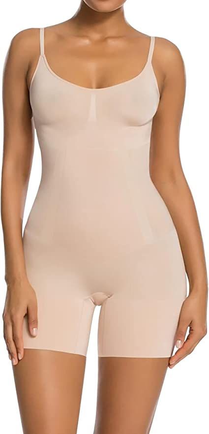 Women Tummy Control Shapewear Mid-Thigh Seamless Full Body Shaper - Oshi.pk - Buy & Sell Online