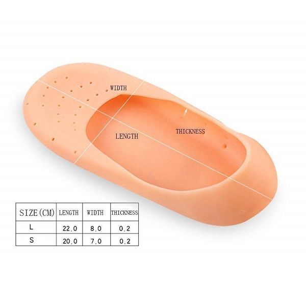 Full Length Silicone Foot Protector Moisturizing Socks - Oshi.pk - Buy & Sell Online