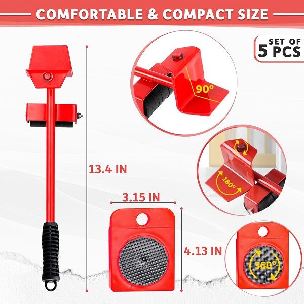 Furniture Lifter Tool Transport Shifter Heavy Duty Appliance Rollers Moving - Oshi.pk - Buy & Sell Online