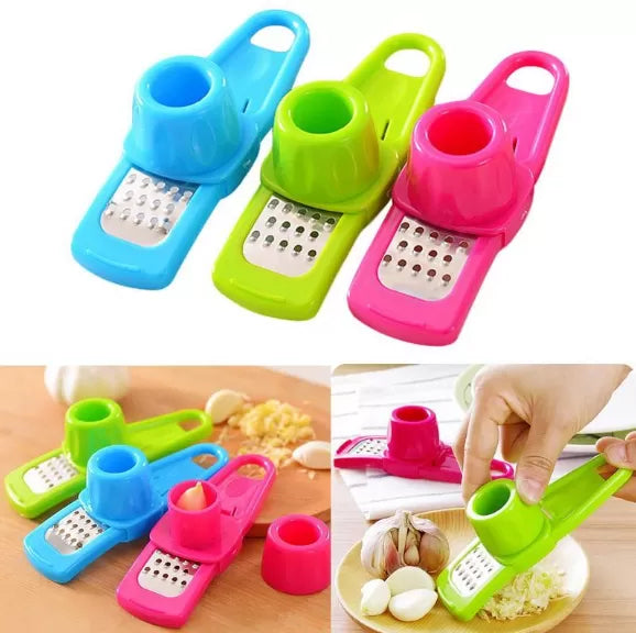 Garlic Ginger Grinding Grater Peeler Slicer Cutter Squeezer Kitchen Tool - Oshi.pk - Buy & Sell Online