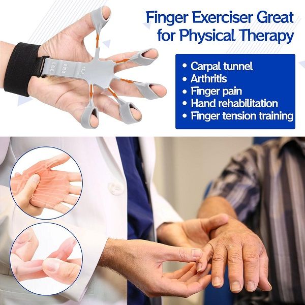 Grip Strength Trainer Finger Strengthener Vein Grip Finger Stretcher Hand Grip - Oshi.pk - Buy & Sell Online