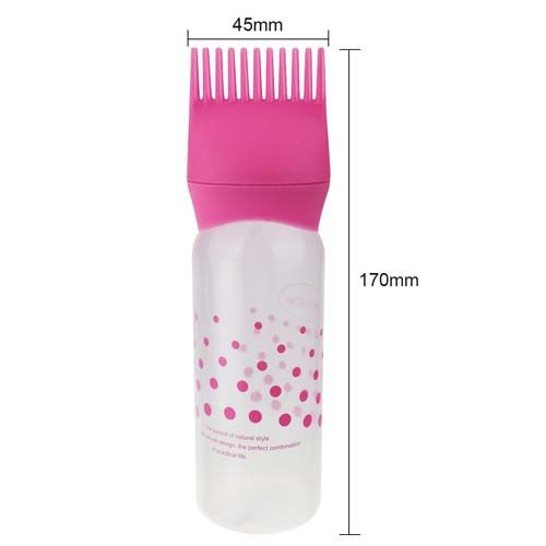 Hair Oil Root Comb Applicator Hair and Massage comb bottle Silicon - Oshi.pk - Buy & Sell Online