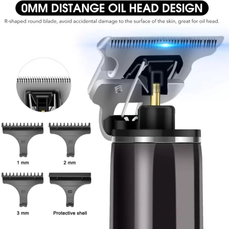 Hair Trimmer for Men, Cordless Beard Trimmer for Men, Electric T Blade Liners Outline Edgers Shaver 0mm Bald Zero Hair Cutting Machine - Oshi.pk - Buy & Sell Online
