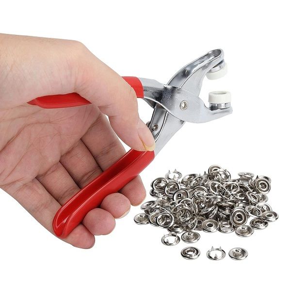 Hand Pliers Press Kit Stainless Steel Fasteners Set Craft Sewing Hand Tool - Oshi.pk - Buy & Sell Online