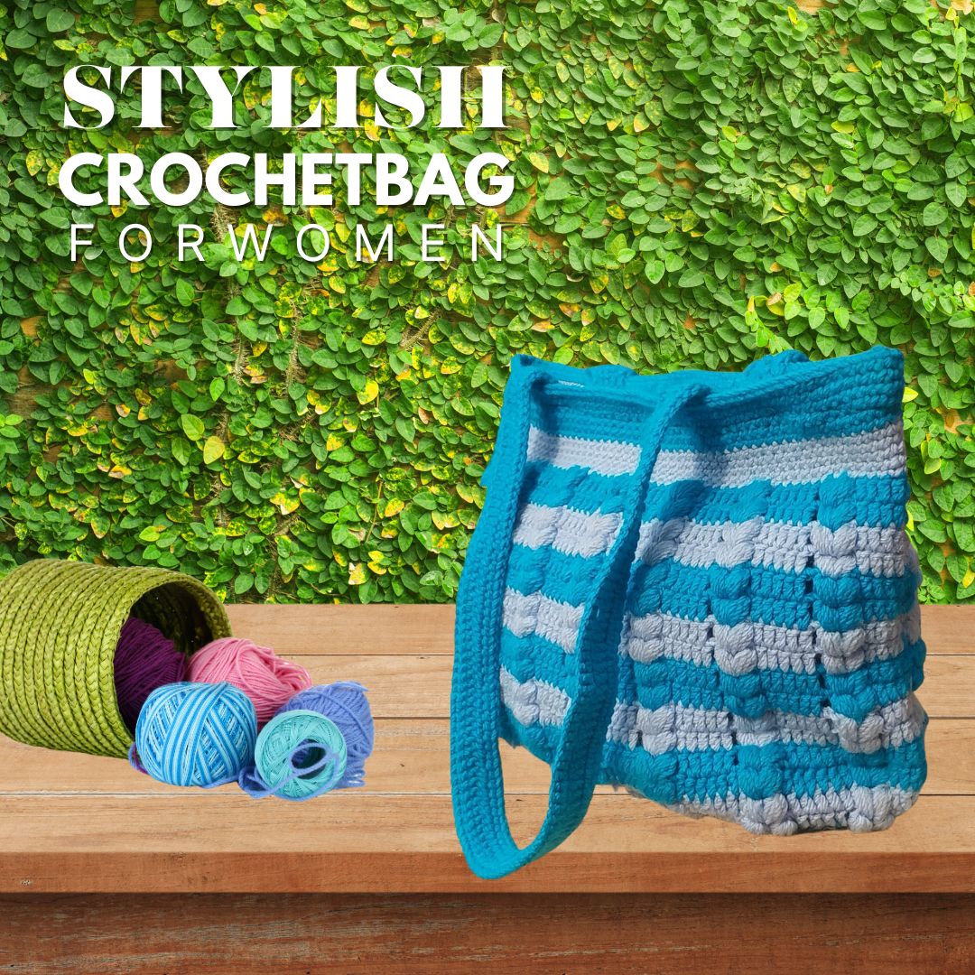 Handcrafted Crochet Bags for Women with Striking Line : Handmade Crochet Bags for Women - Oshi.pk - Buy & Sell Online
