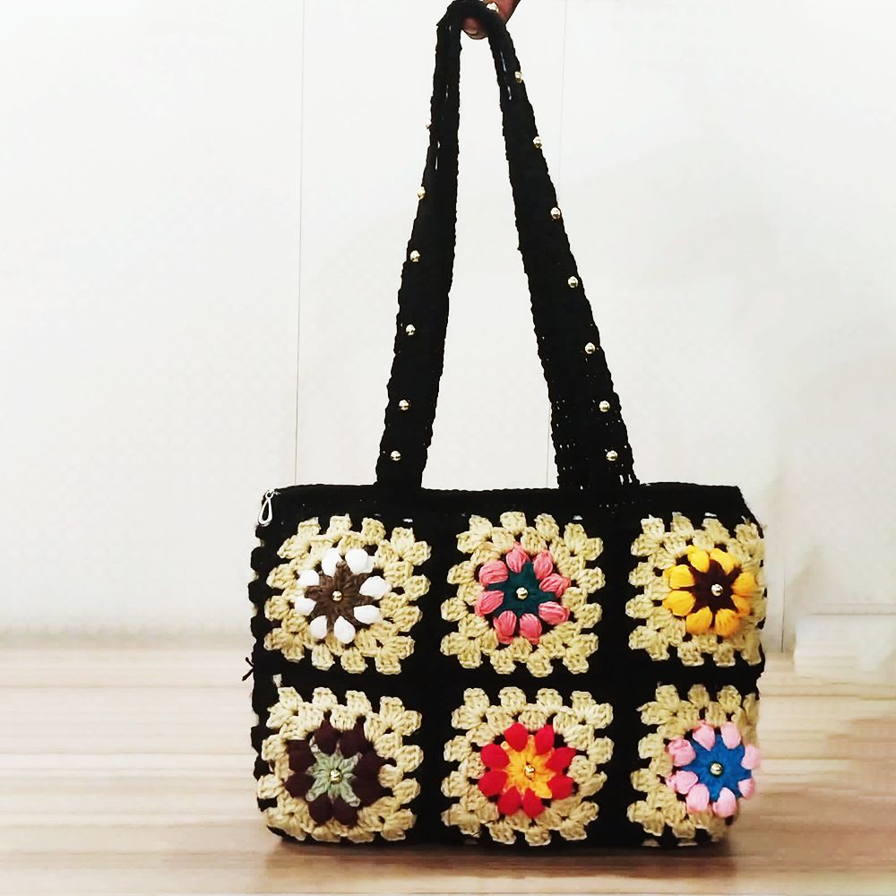 Handmade Granny Square Crochet Bags for Women Unique & Stylish - Oshi.pk - Buy & Sell Online