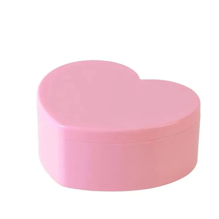Heart Shape Cute Princess Jewellery Box for Baby Girls Makeup Box with Mirror for Girls - Oshi.pk - Buy & Sell Online