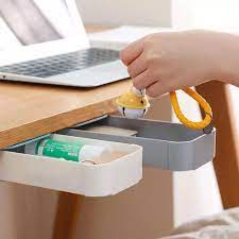 Hidden Under-Table Drawer Storage Box - Oshi.pk - Buy & Sell Online