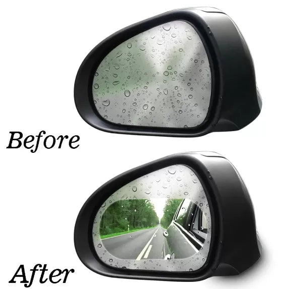 High quality 2 pcs car rearview mirror protective film anti-fog transparent waterproof protective soft rearview mirror film car - Oshi.pk - Buy & Sell Online