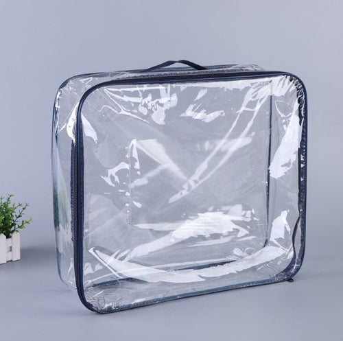 High Quality Clear PVC Plastic Zipper Bag Quilt Pillow Transparent Packaging Bags for Blanket Bedding - Oshi.pk - Buy & Sell Online