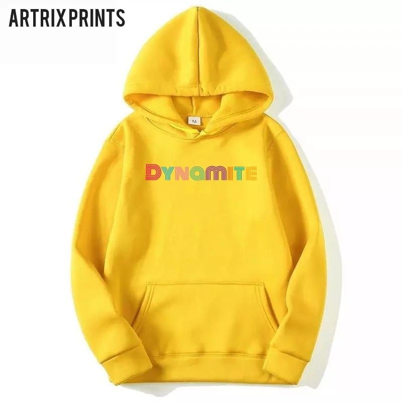 High quality imported casual Dynamite Printed Yellow Hoodie For Girls - Oshi.pk - Buy & Sell Online
