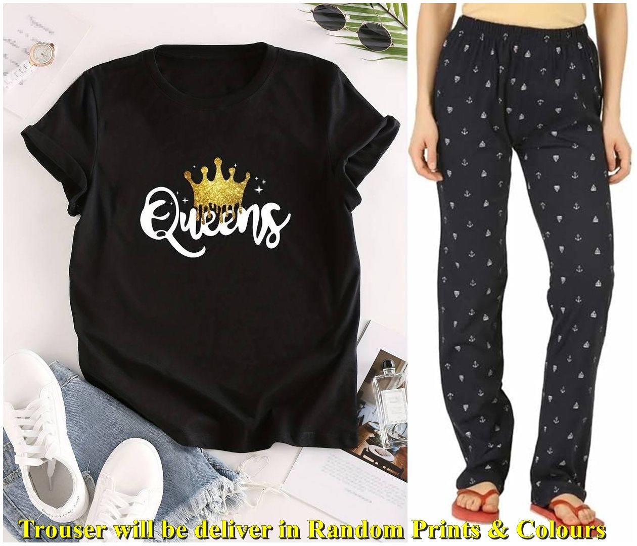 High Quality pack of 1 Sleep wear available in random prints and colours for Women's/Girls. - Oshi.pk - Buy & Sell Online