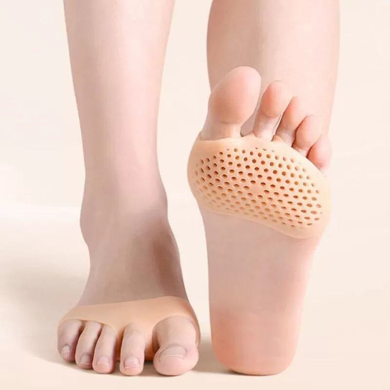 Honeycomb Women's High Heels Forefoot Pad Anti-slip Foot Pain-proof Silicone Forefoot Pad Foot File - Oshi.pk - Buy & Sell Online