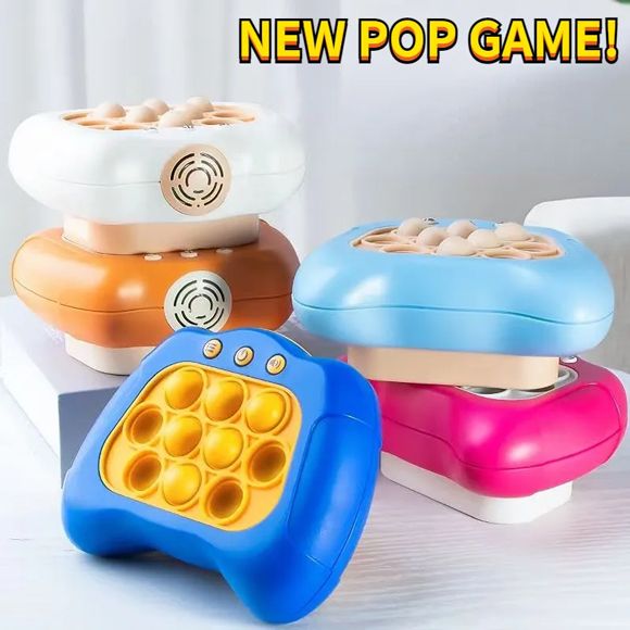 Hot Quick Push Bubbles Pop Game Light Fidget Toy Pro Speed Push Up Electronic Pop Trendy Games Poplight Whack A Mole Sensory Toy NEW - Oshi.pk - Buy & Sell Online