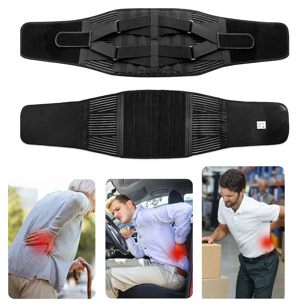 Hot Sale Back Braces Waist Belt Men Women Work Lower Back Pain Relief Breathable Anti-skid Spine Lumbar Support Belt - Oshi.pk - Buy & Sell Online