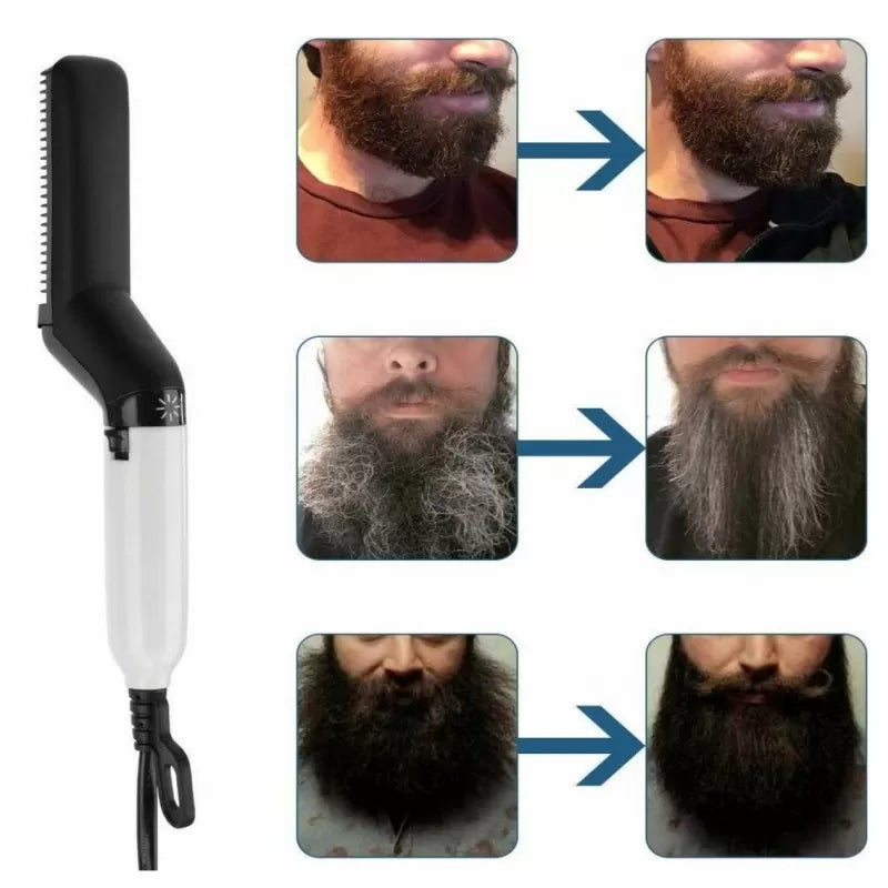 Hot Selling Electric Hair Beard Straightener for men Multifunctional Beard Comb beautiful hair tool Straightner Stratner - Oshi.pk - Buy & Sell Online