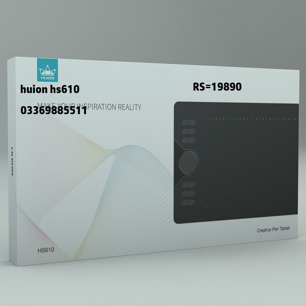 HUION HS610 Battery Free Graphics Tablet - Oshi.pk - Buy & Sell Online