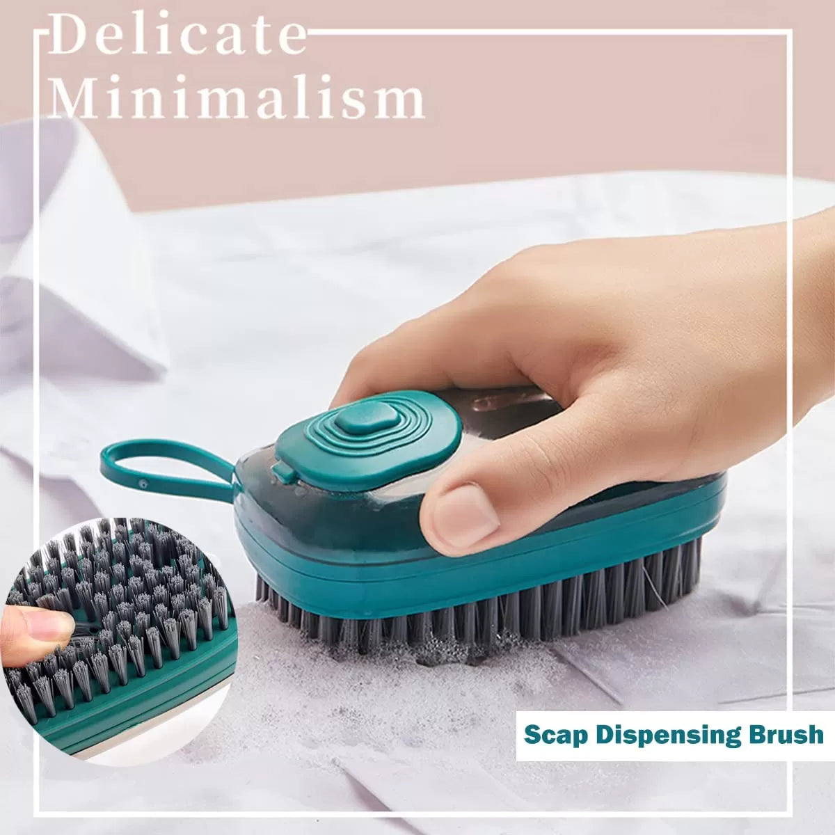 Hydraulic Cleaning Brush Large Laundry Brush Soft Bristles for Jeans Shoes And Other Cleaning Purposes Dishwashing Brush - Oshi.pk - Buy & Sell Online