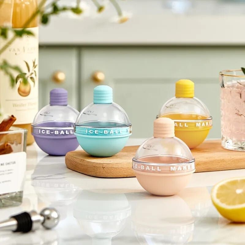 Ice Ball Maker, Round Ice Hockey Mold, Light Bulb Shape Ice Ball Maker Mold, Colorful Ice Ball Maker - Oshi.pk - Buy & Sell Online