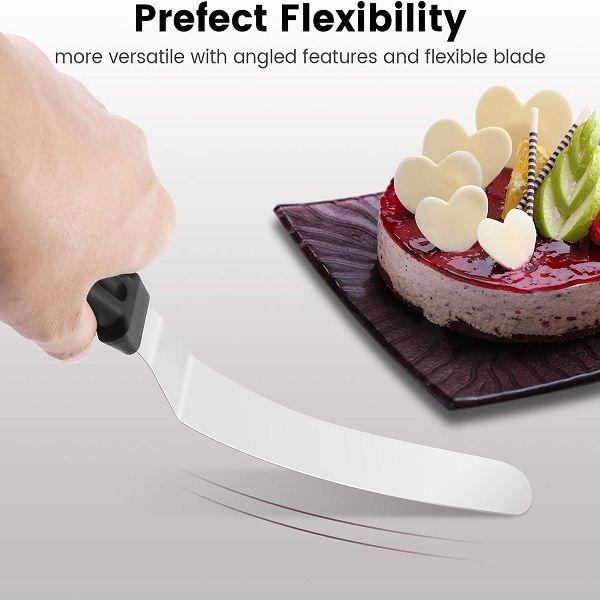 Icing Spatula 8 Inch Professional Stainless Steel Cake Decorating - Oshi.pk - Buy & Sell Online