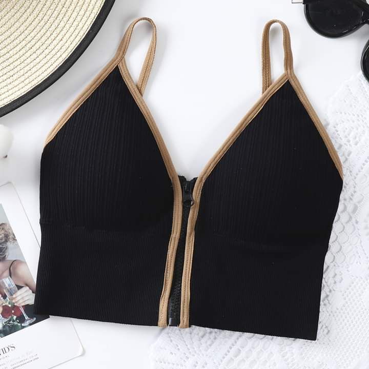 Imported Best Quality Sport Zipper Bras for Women/Girls - Oshi.pk - Buy & Sell Online