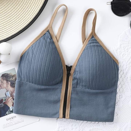Imported Best Quality Sport Zipper Bras for Women/Girls - Oshi.pk - Buy & Sell Online