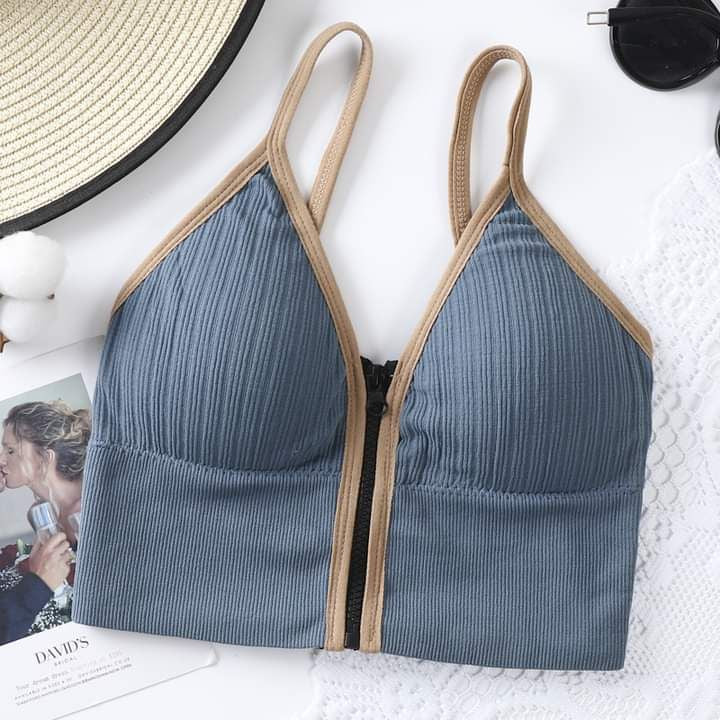 Imported Best Quality Sport Zipper Bras for Women/Girls - Oshi.pk - Buy & Sell Online