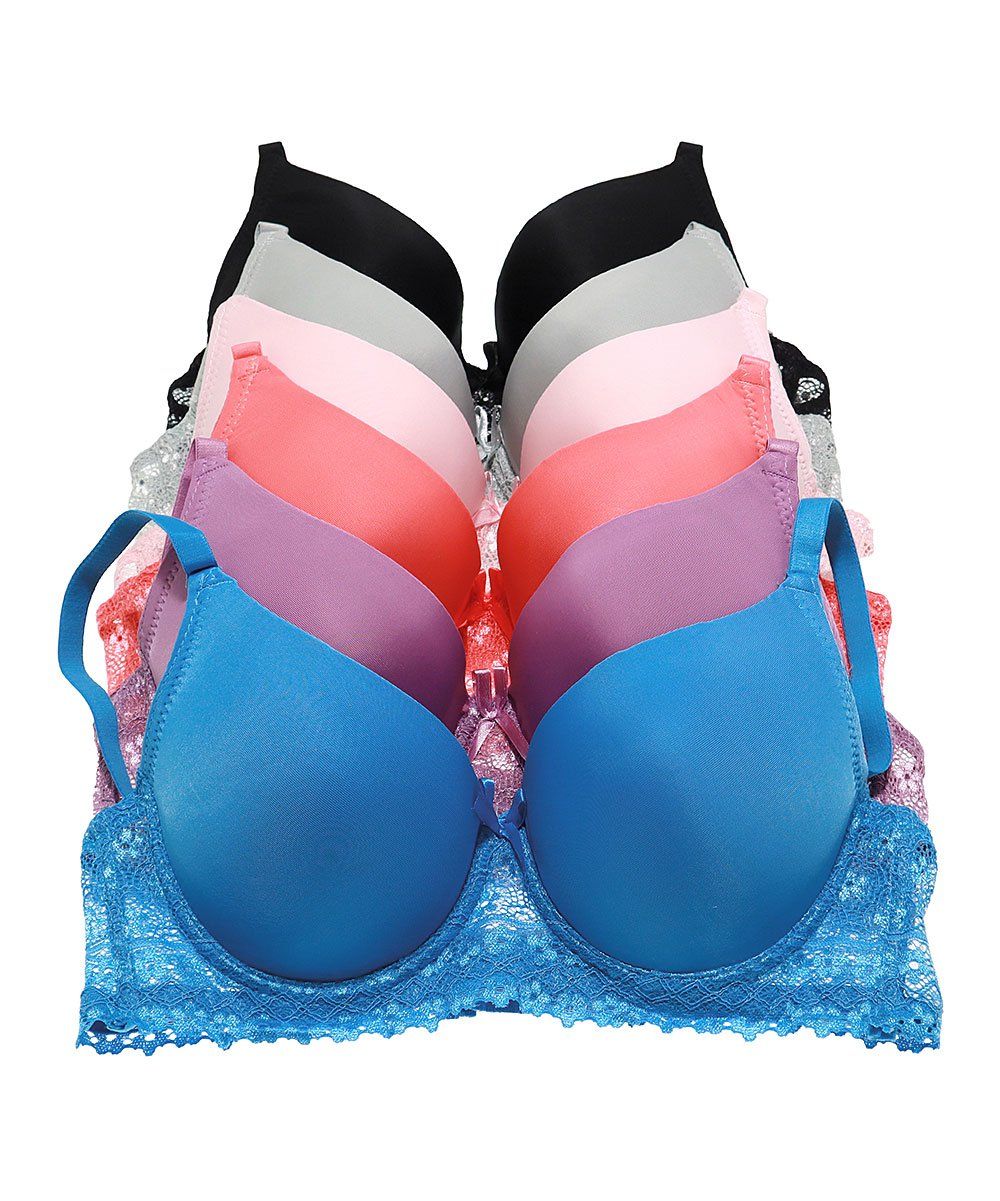 Imported Lace Underwire Padded Demi Bra for Women/Girls - Oshi.pk - Buy & Sell Online