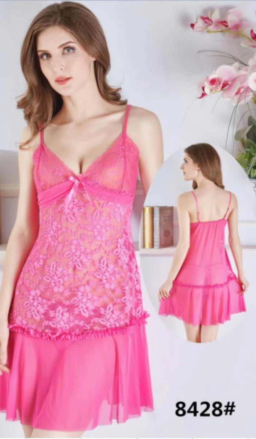 Imported Pink 2 pcs Bridal Nighty Premium Quality - Oshi.pk - Buy & Sell Online