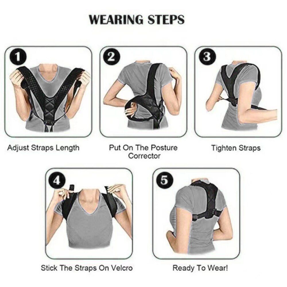 Back Posture Corrector Belt | Prevent Hunchback | Improve Posture - Oshi.pk - Buy & Sell Online