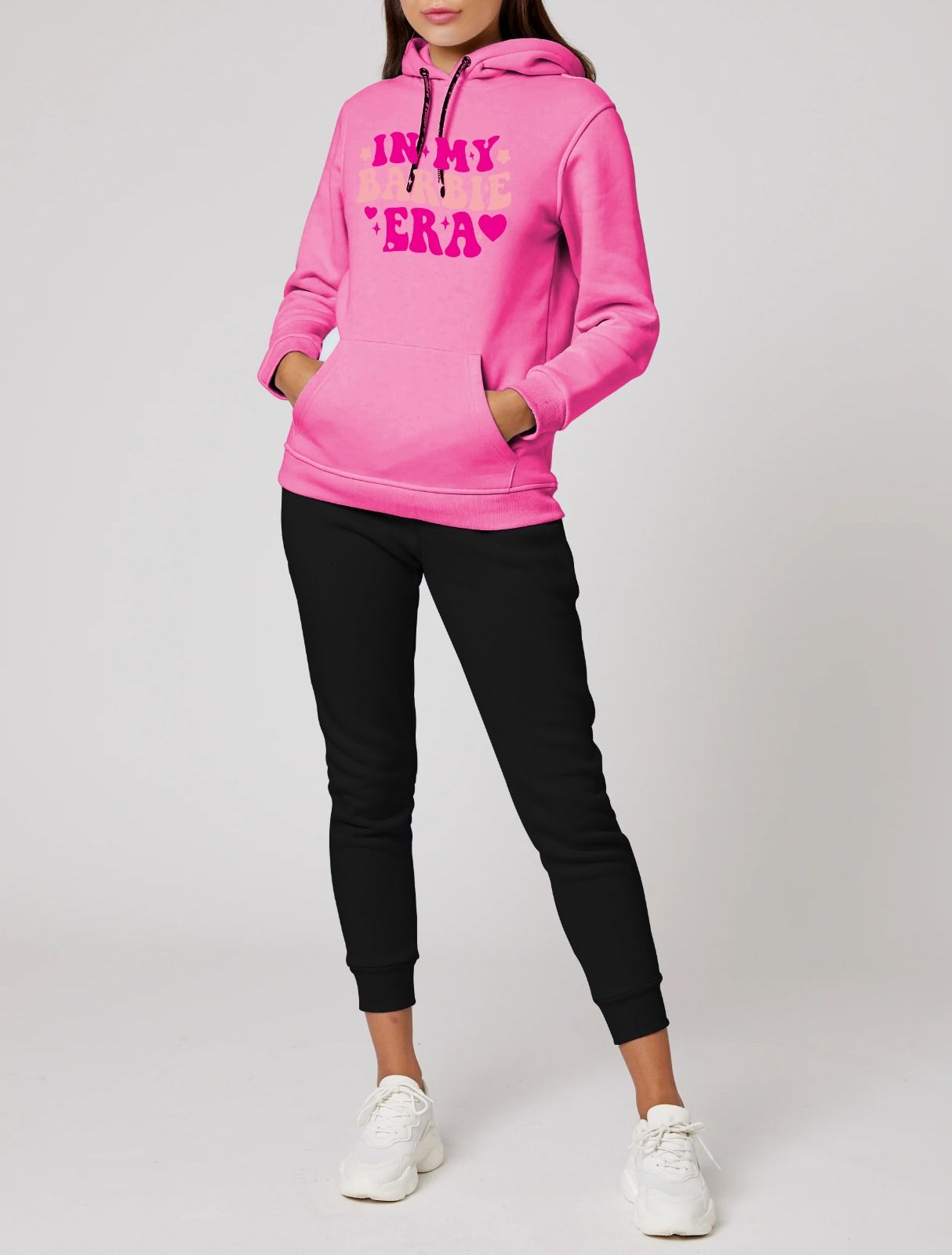 In My barbie Era Let's Go Party Printed Tracksuit With Pink Hoodie and Trouser For Women - Oshi.pk - Buy & Sell Online