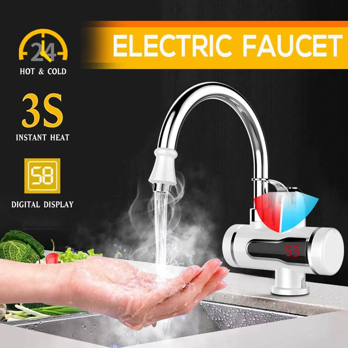 INSTANT ELECTRIC HOT WATER TAP - Oshi.pk - Buy & Sell Online