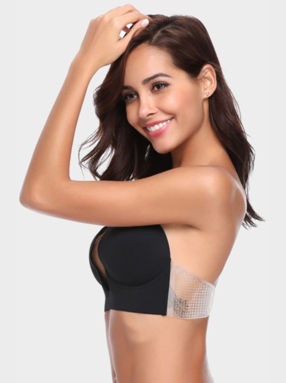 Invisible silicone bra