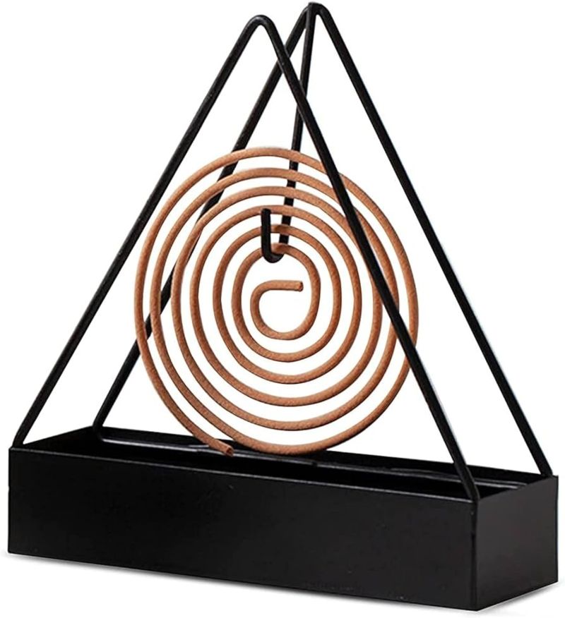 Iron Mosquito Coil Holder Triangular Shape Mosquito Repellent Incense Rack Anti-scald Mosquito Coil Holder - Oshi.pk - Buy & Sell Online