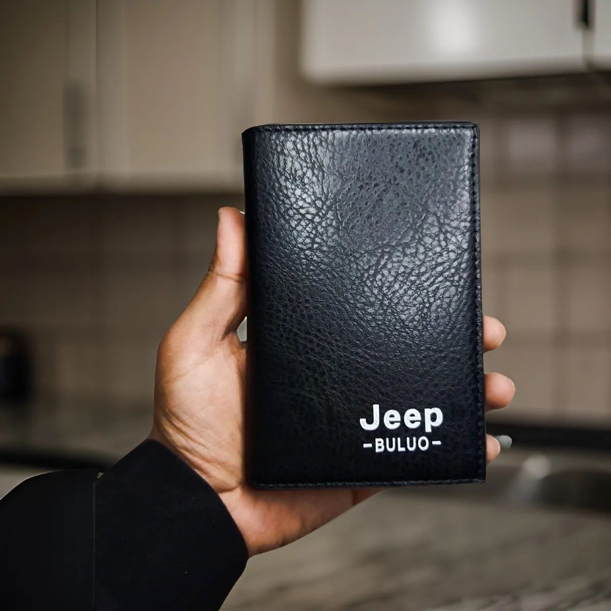 Jeep Buluo Regular Size Men's Casual Artificial Leather Wallet - High Quality (16 Card Slots) - Unique Design BKs - Oshi.pk - Buy & Sell Online