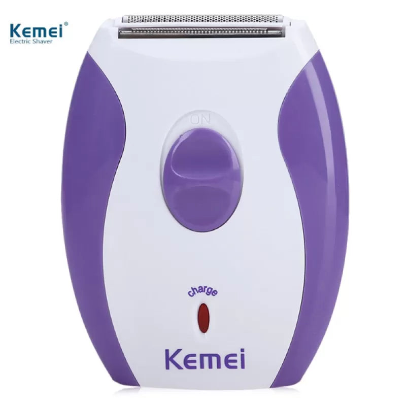 Kemei KM-280R Electric Hair Remover Shaver Mini Rechargeable Twin Blades Body Face Bikini Underarm Shaving Razor for Women - Oshi.pk - Buy & Sell Online