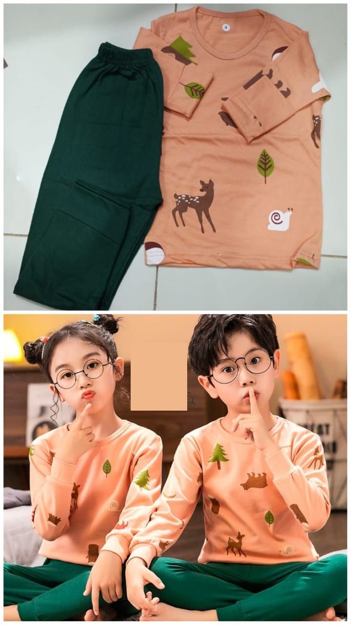 Kids Night Dress Tshirt and Trouser - Oshi.pk - Buy & Sell Online