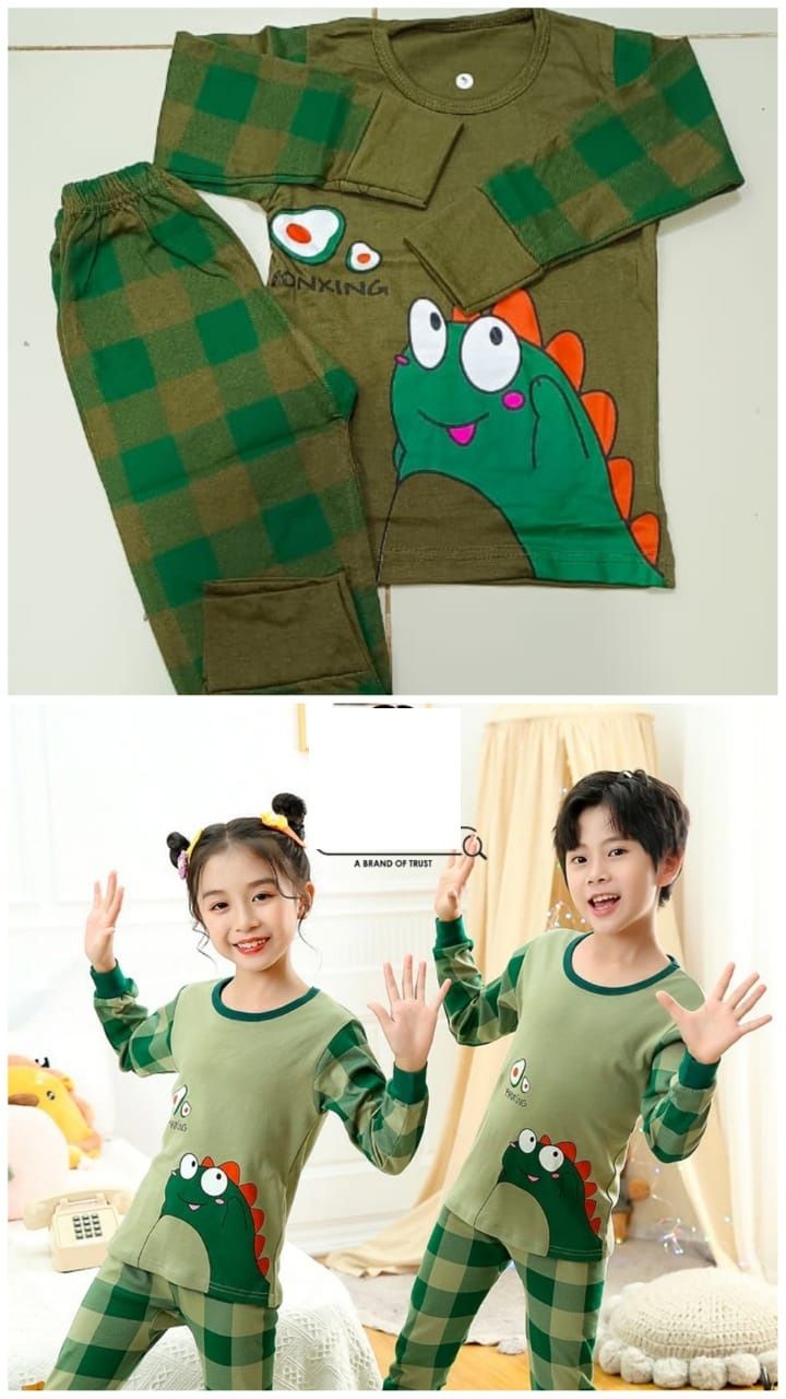 Kids Printed Tshirt Trouser Night Dress - Oshi.pk - Buy & Sell Online