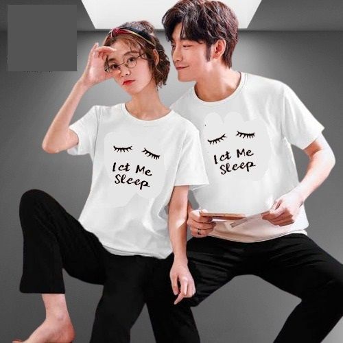 Let Me Sleep Printed Couple Night Dress ( 2 Suit ) - Oshi.pk - Buy & Sell Online