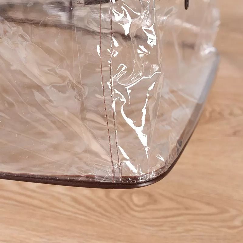 Large Blanket Cover Bag / Transparent PVC Plastic Clear Under Bed Bags Clothes Packaging Bag Environmental Protection Quilt PVC Clothing Storage Bag - Oshi.pk - Buy & Sell Online