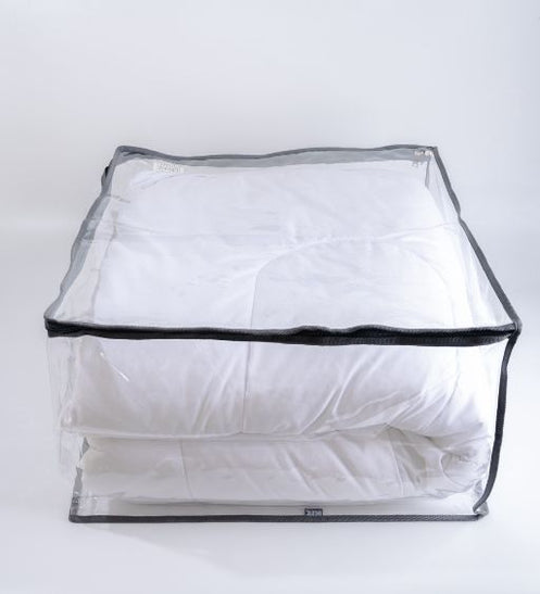 Large Blanket Cover Bag / Transparent PVC Plastic Clear Under Bed Bags Clothes Packaging Bag Environmental Protection Quilt PVC Clothing Storage Bag - Oshi.pk - Buy & Sell Online