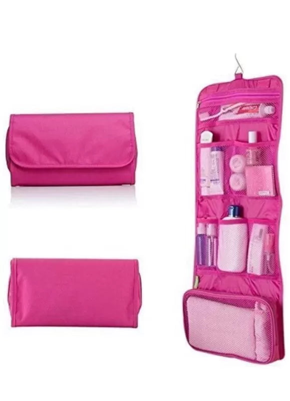 Large Folding Travel Toiletry Hanging Wash Bags Makeup Cosmetic Case Women Make Up Toiletries Organizer Waterproof Storage Bag - Oshi.pk - Buy & Sell Online