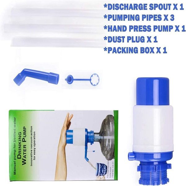 Large Manual Hand Pressure Drinking Water Pump Portable Universal 2-5 Gallon - Oshi.pk - Buy & Sell Online