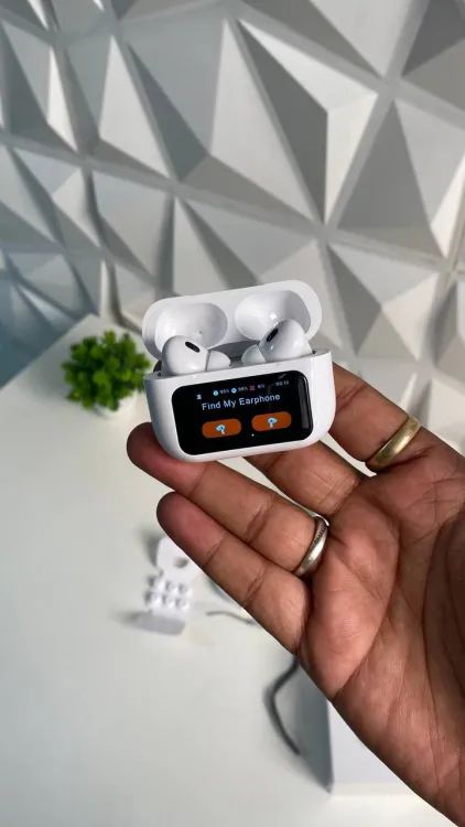 Latest Airpods pro 2 with LCD touchscreen display bluetooth 5.3 for ios and android - Oshi.pk - Buy & Sell Online