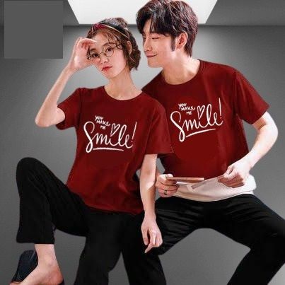 You Make Me Smile Printed Couple Night Dress ( 2 Suit ) - Oshi.pk - Buy & Sell Online