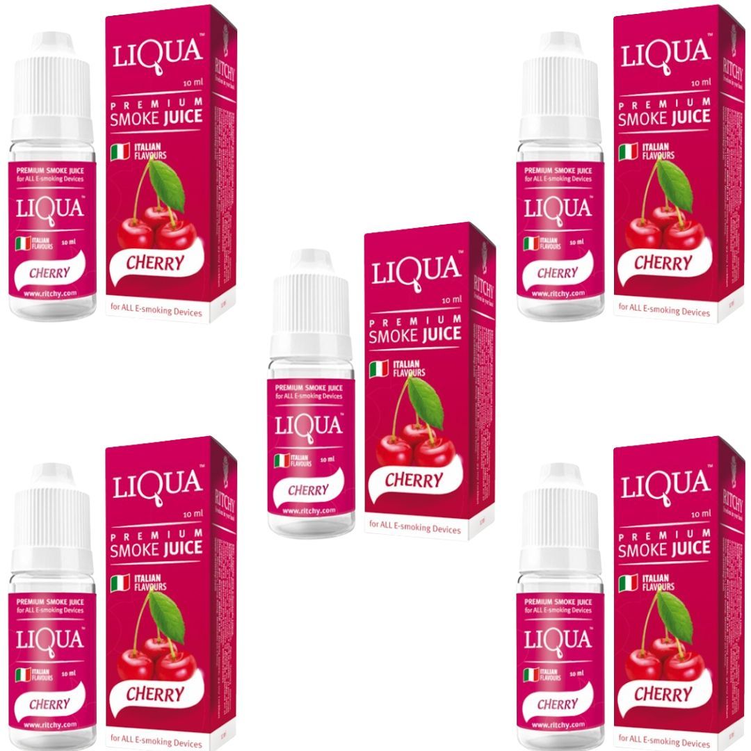 Liqua Vape Refiller 50 ML (Pack Of 5)( CHERRY) - Oshi.pk - Buy & Sell Online