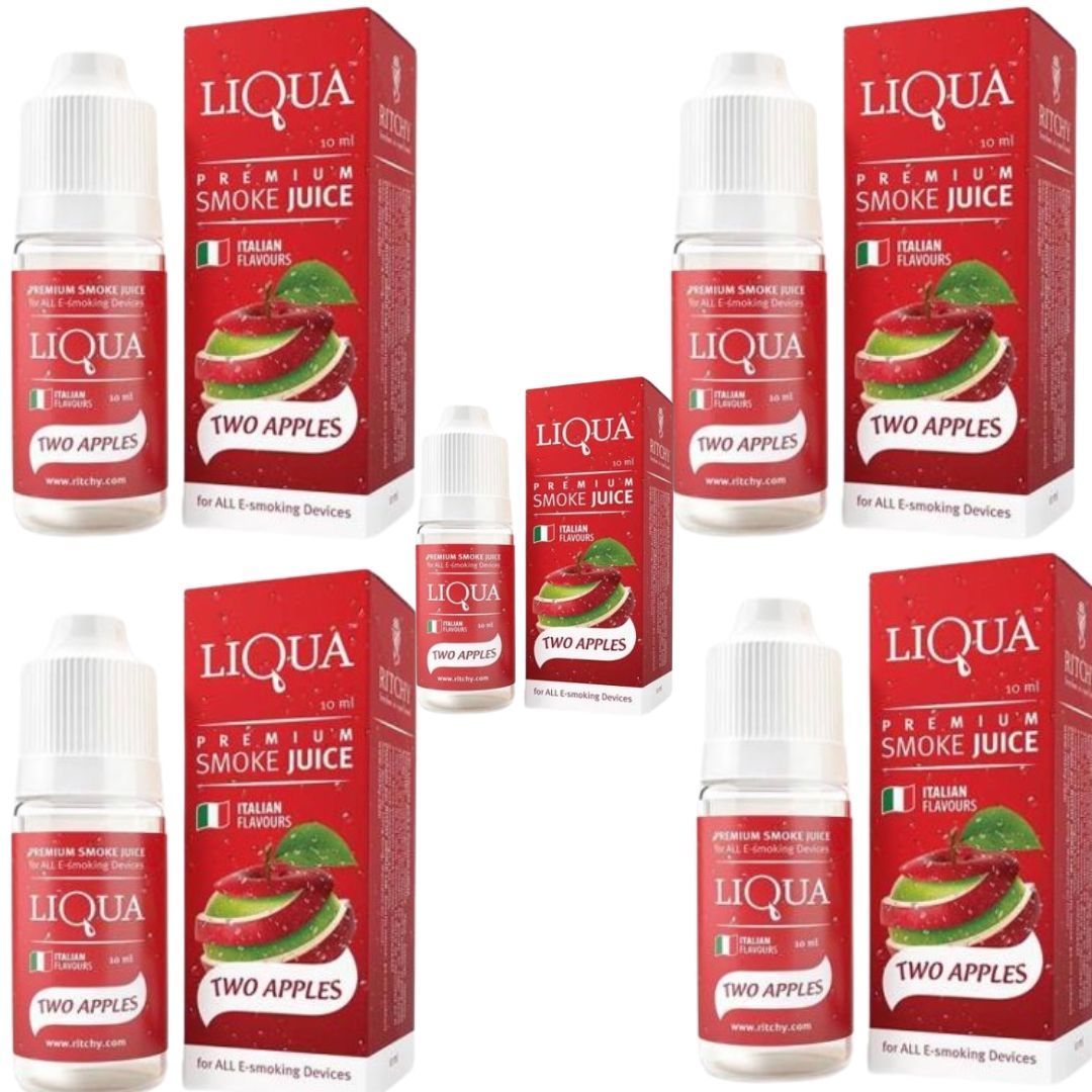 Liqua Vape Refiller 50 ML (Pack Of 5)( TWO APPLE) - Oshi.pk - Buy & Sell Online