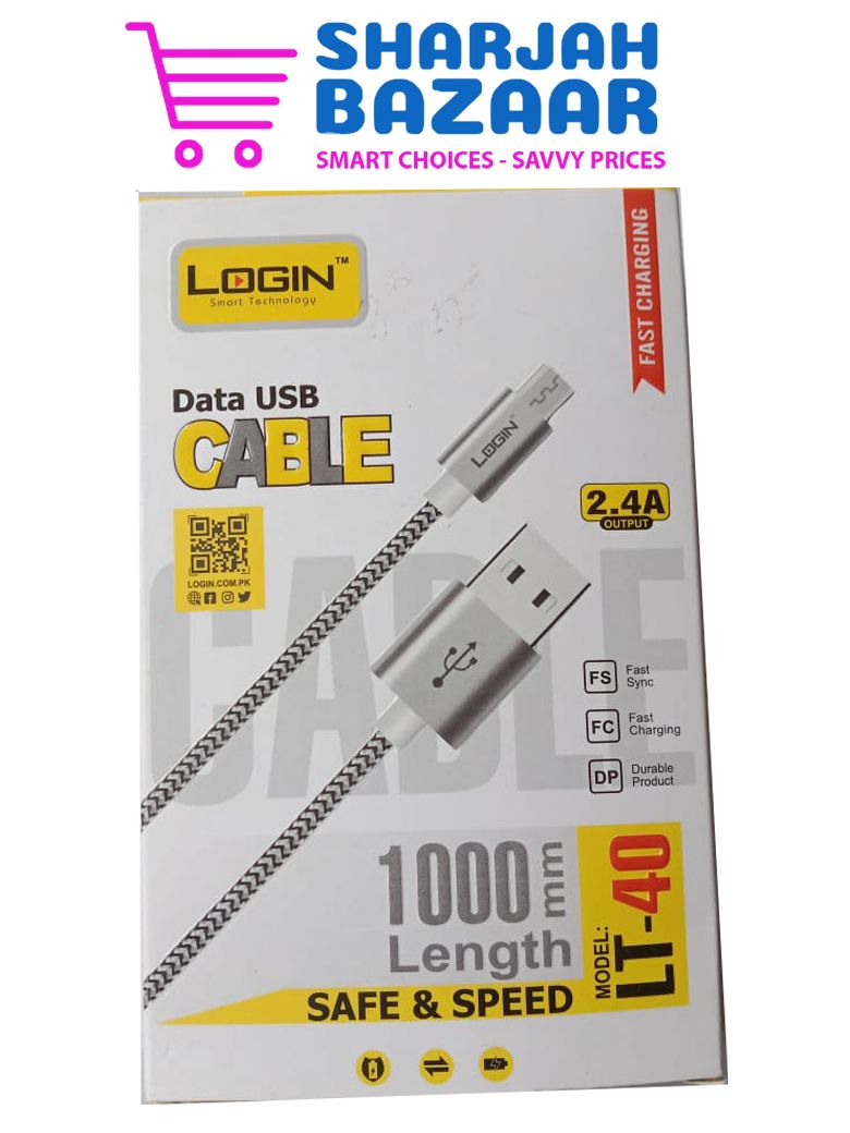 High quality Android Data Cable LT-40 - Reliable Connectivity at Your Fingertips - Oshi.pk - Buy & Sell Online