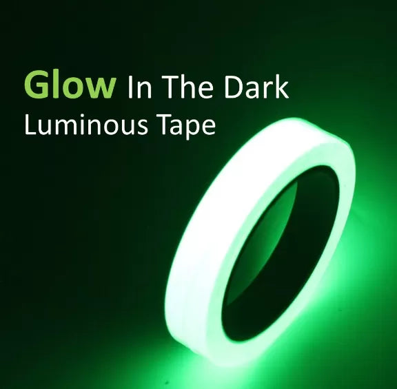 Luminous Tape Fluorescent Night Self-adhesive Glow In The Dark Sticker Tape Safety Security Home Decoration Stairs Warning Tapes - Oshi.pk - Buy & Sell Online