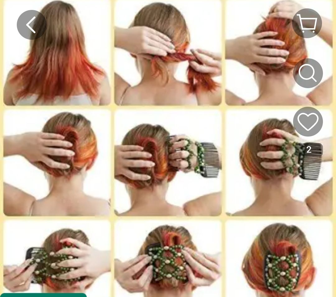 Magic Comb Clip For Women, Girls Hair Accessories For Girls Magic Elastic Hair Comb Clips Fancy Magic Comb Double Hair Comb Magic Clips - Oshi.pk - Buy & Sell Online